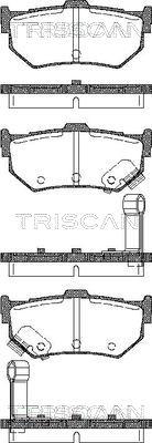 Triscan 8110 10998 - Set placute frana,frana disc aaoparts.ro