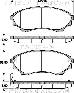 MASTER-SPORT GERMANY W236057954 - Set placute frana,frana disc aaoparts.ro