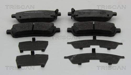 Triscan 8110 10578 - Set placute frana,frana disc aaoparts.ro