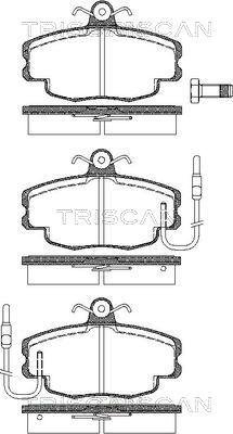 Triscan 8110 10041 - Set placute frana,frana disc aaoparts.ro
