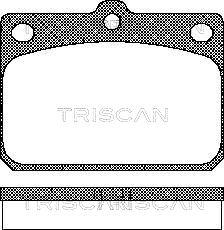 Triscan 8110 10027 - Set placute frana,frana disc aaoparts.ro