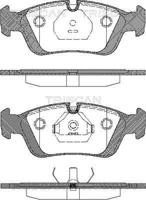 TRUPART DP11300RS - Set placute frana,frana disc aaoparts.ro