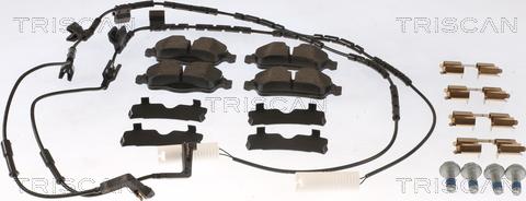 Triscan 8110 11069 - Set placute frana,frana disc aaoparts.ro