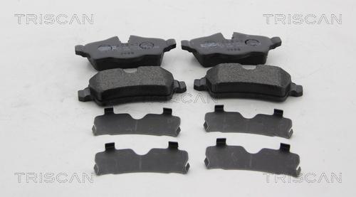 Triscan 8110 11036 - Set placute frana,frana disc aaoparts.ro