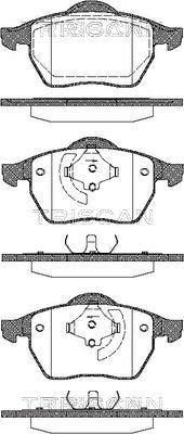 Triscan 8110 29006 - Set placute frana,frana disc aaoparts.ro
