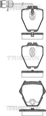Triscan 8110 29032 - Set placute frana,frana disc aaoparts.ro