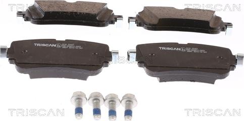 Triscan 8110 29187 - Set placute frana,frana disc aaoparts.ro