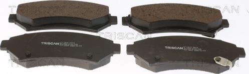 Triscan 8110 24014 - Set placute frana,frana disc aaoparts.ro