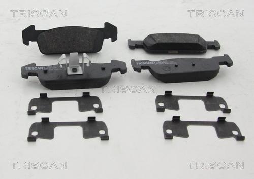 Triscan 8110 25045 - Set placute frana,frana disc aaoparts.ro