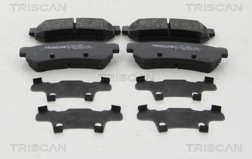 Triscan 8110 21014 - Set placute frana,frana disc aaoparts.ro