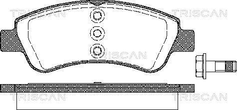 Vauxhall 16 111 406 80 - Set placute frana,frana disc aaoparts.ro