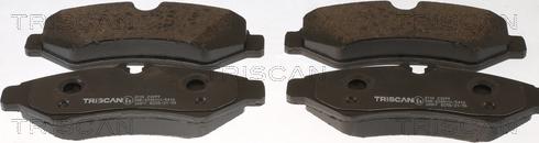 Triscan 8110 23099 - Set placute frana,frana disc aaoparts.ro