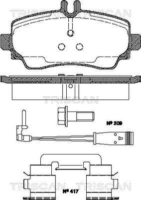 Delphi LP1401 - Set placute frana,frana disc aaoparts.ro