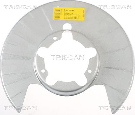 Triscan 8125 15209 - Protectie stropire,disc frana aaoparts.ro