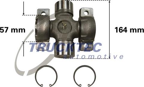 Trucktec Automotive 04.40.007 - Articulatie, cardan aaoparts.ro