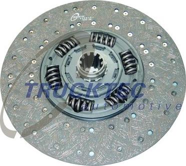 Trucktec Automotive 05.23.112 - Disc ambreiaj aaoparts.ro