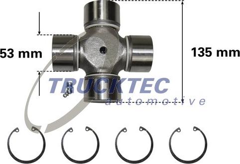 Trucktec Automotive 01.34.013 - Articulatie, cardan aaoparts.ro