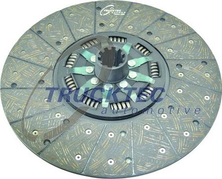 Trucktec Automotive 01.23.134 - Disc ambreiaj aaoparts.ro