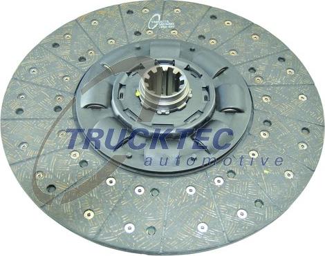 Trucktec Automotive 01.23.123 - Disc ambreiaj aaoparts.ro