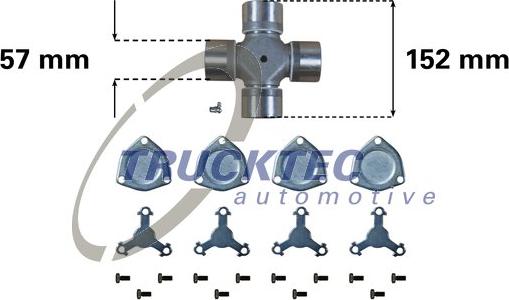 Trucktec Automotive 03.34.001 - Articulatie, cardan aaoparts.ro