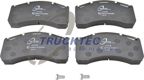 Trucktec Automotive 03.35.038 - Set placute frana,frana disc aaoparts.ro