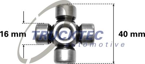 Trucktec Automotive 02.34.046 - Articulatie, coloana de directie aaoparts.ro