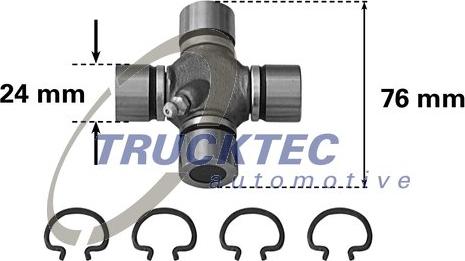 Trucktec Automotive 02.34.017 - Articulatie, cardan aaoparts.ro