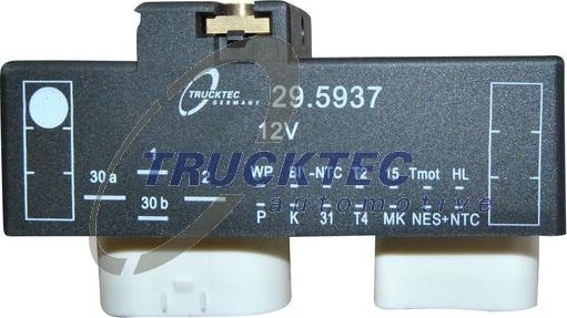 Trucktec Automotive 07.42.090 - Unitate comanda, ventilator electric (racire motor) aaoparts.ro