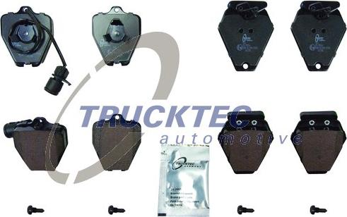 Trucktec Automotive 07.35.245 - Set placute frana,frana disc aaoparts.ro