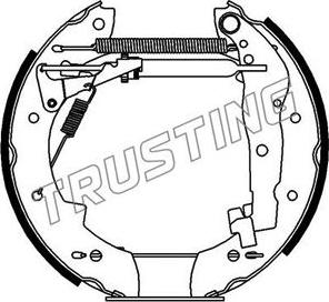 Trusting 603.0 - Set saboti frana aaoparts.ro