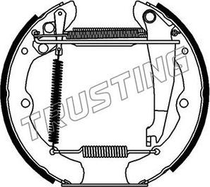 Trusting 6194 - Set saboti frana aaoparts.ro