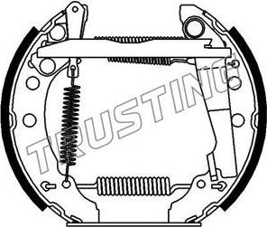 Trusting 6188 - Set saboti frana aaoparts.ro