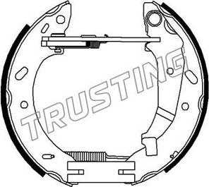 Trusting 6354 - Set saboti frana aaoparts.ro
