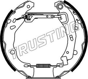 Trusting 6219 - Set saboti frana aaoparts.ro