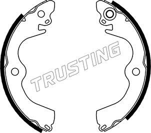 Trusting 064.174 - Set saboti frana aaoparts.ro