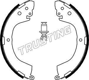 Trusting 064.171 - Set saboti frana aaoparts.ro