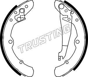 Trusting 016.020 - Set saboti frana aaoparts.ro