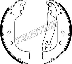 Trusting 034.098Y - Set saboti frana aaoparts.ro