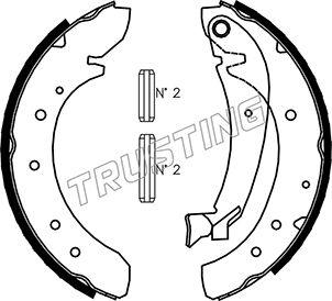 Trusting 034.097 - Set saboti frana aaoparts.ro