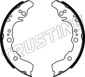 Trusting 253.679 - Set saboti frana aaoparts.ro