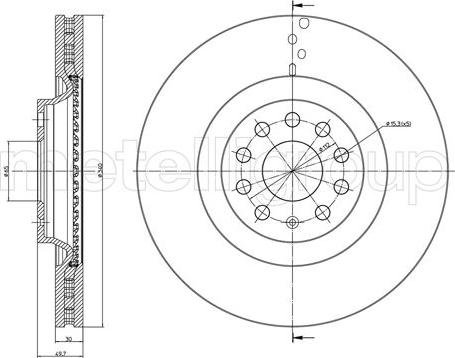 Febi Bilstein 39129 - Disc frana aaoparts.ro