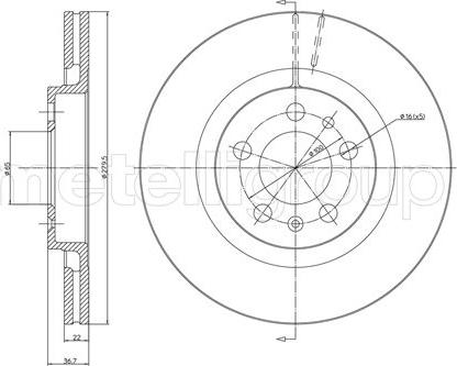 Trusting DF1593 - Disc frana aaoparts.ro