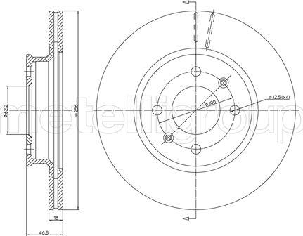 Blue Print ADG043152 - Disc frana aaoparts.ro