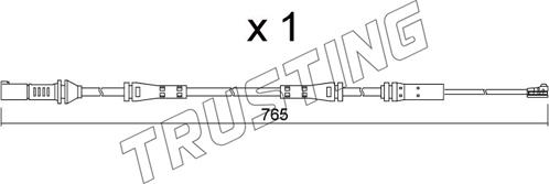 Trusting SU.372 - Senzor de avertizare,uzura placute de frana aaoparts.ro