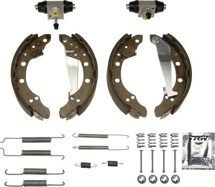TRW BK1505 - Set saboti frana aaoparts.ro