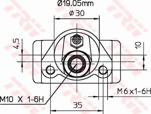 TRW BWD110 - Cilindru receptor frana aaoparts.ro