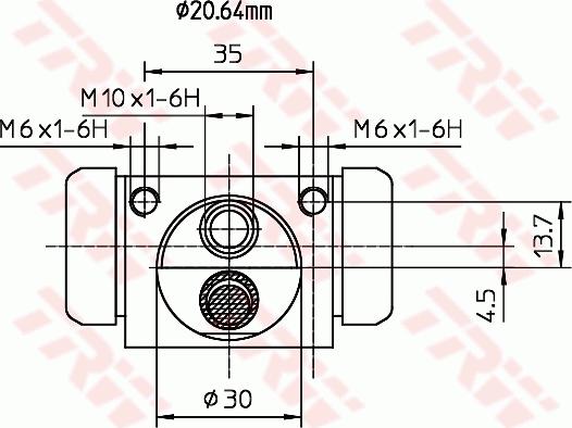 TRW BWF318 - Cilindru receptor frana aaoparts.ro