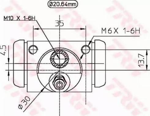 TRW BWF321 - Cilindru receptor frana aaoparts.ro