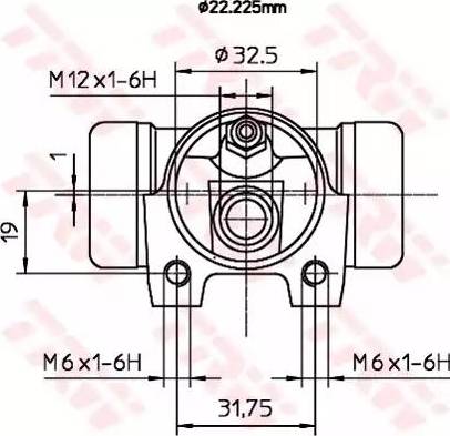 TRW BWH373 - Cilindru receptor frana aaoparts.ro