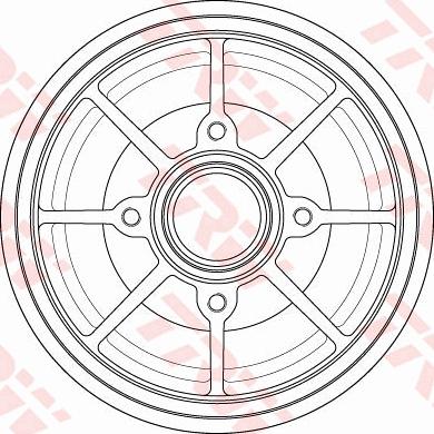 TRW DB4546MR - Tambur frana aaoparts.ro